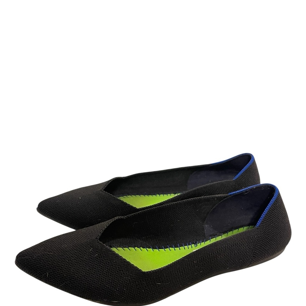 Black Pointed Toe Womens Flats Rothy’s NO INSOLES
